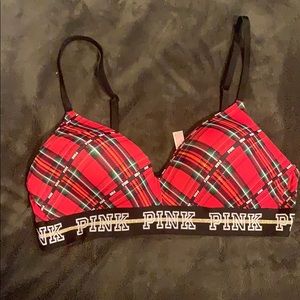 Pink 36B-flannel wear everywhere bra